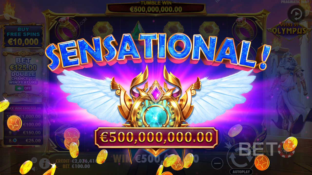 Perfekt kombination og en fantastisk gevinst i Gates of Olympus online