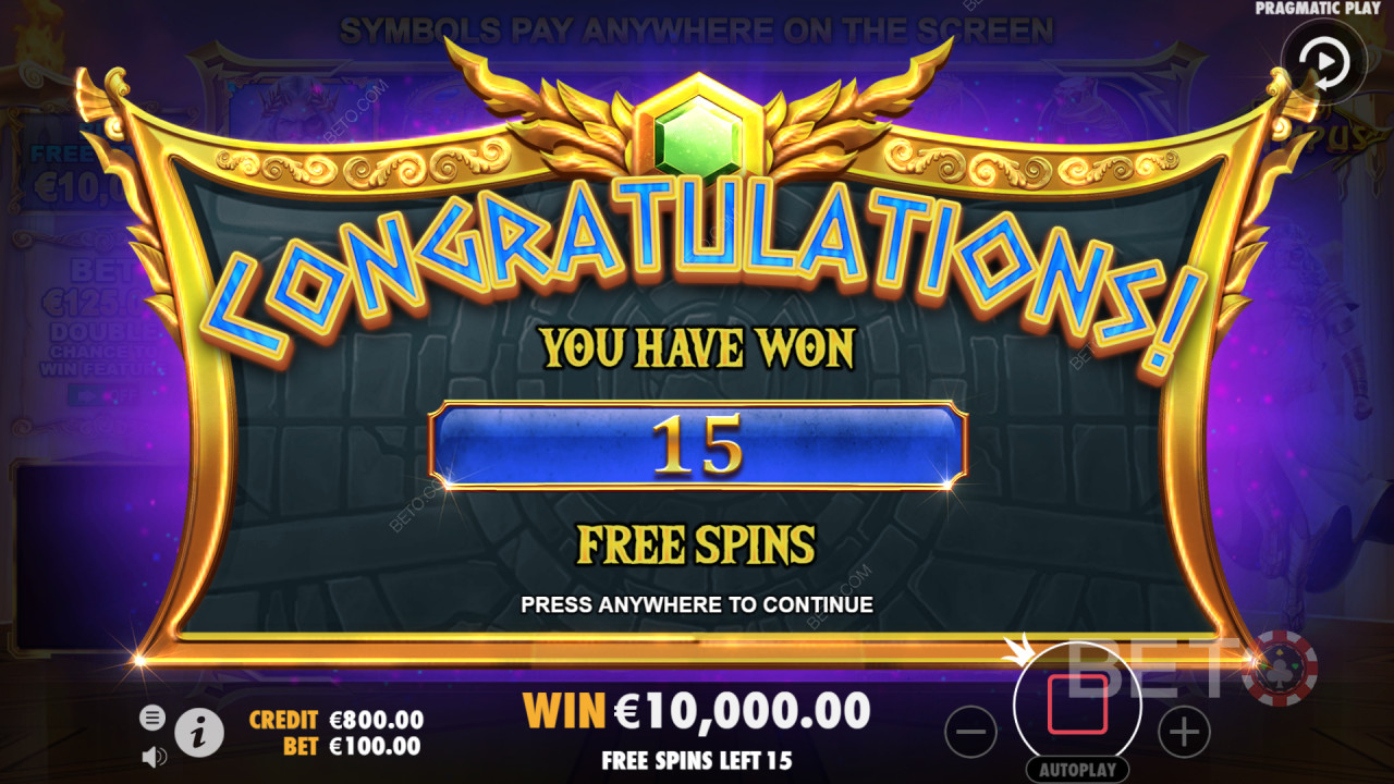 Gratis Spins i Gates of Olympus Spilleautomat