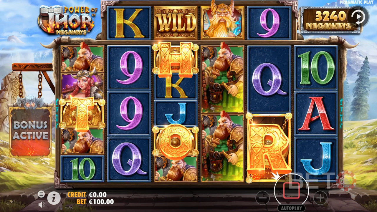 Køb Gratis Spins i Power of Thor Megaways spilleautomat online