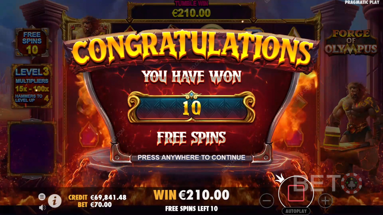 Vind 10-20 Gratis Spins og forlæng dem endda