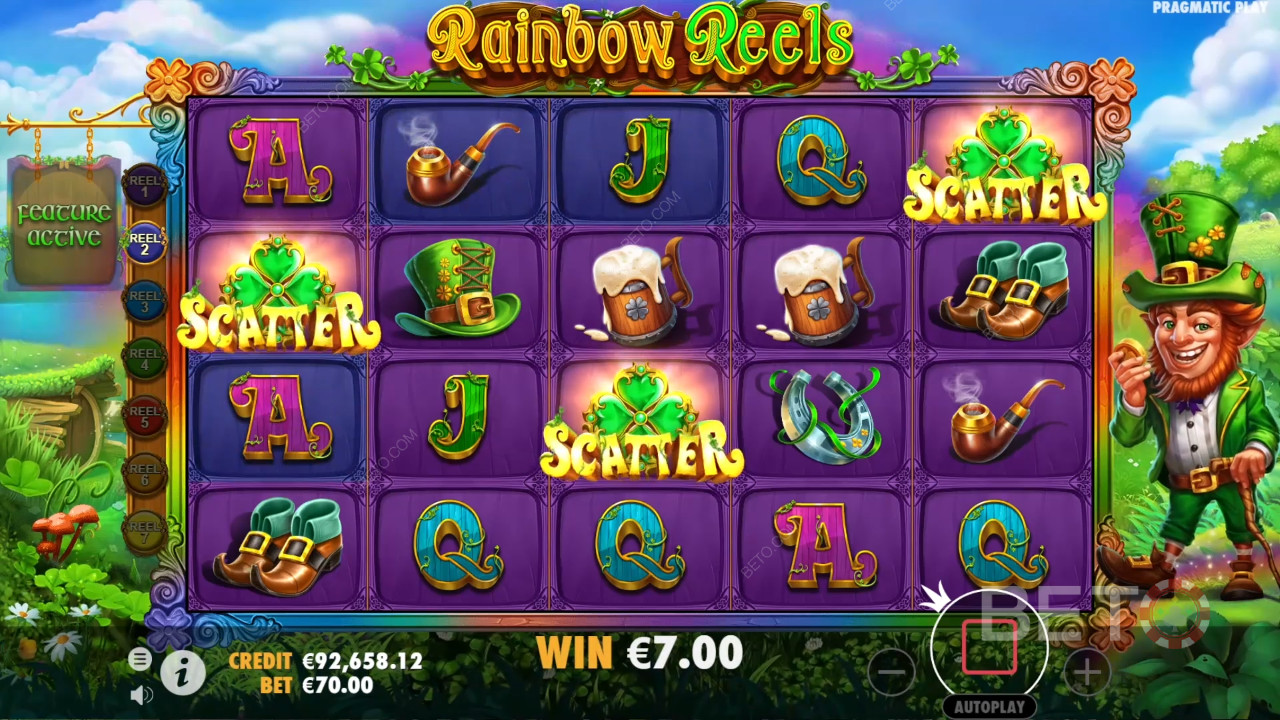 Sådan spiller du Rainbow Reels fra Pragmatic Play