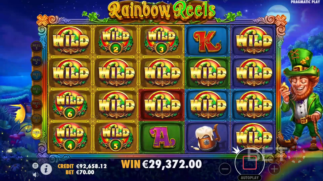 Rainbow Reels Spilleautomat - Vores Dom