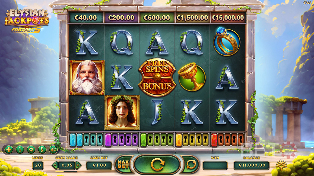 Elysian Jackpots Spil For sjov