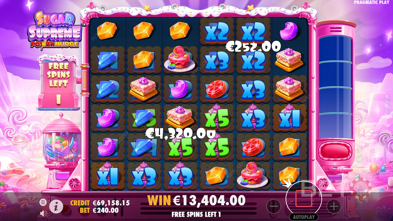 Sådan spiller du Sugar Supreme Powernudge fra Pragmatic Play
