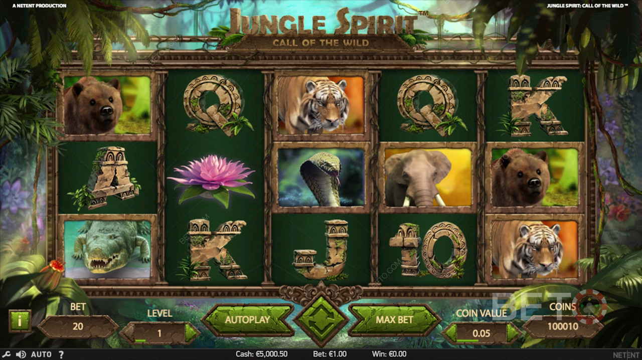Jungle Spirit: Call of the Wild spillemaskine