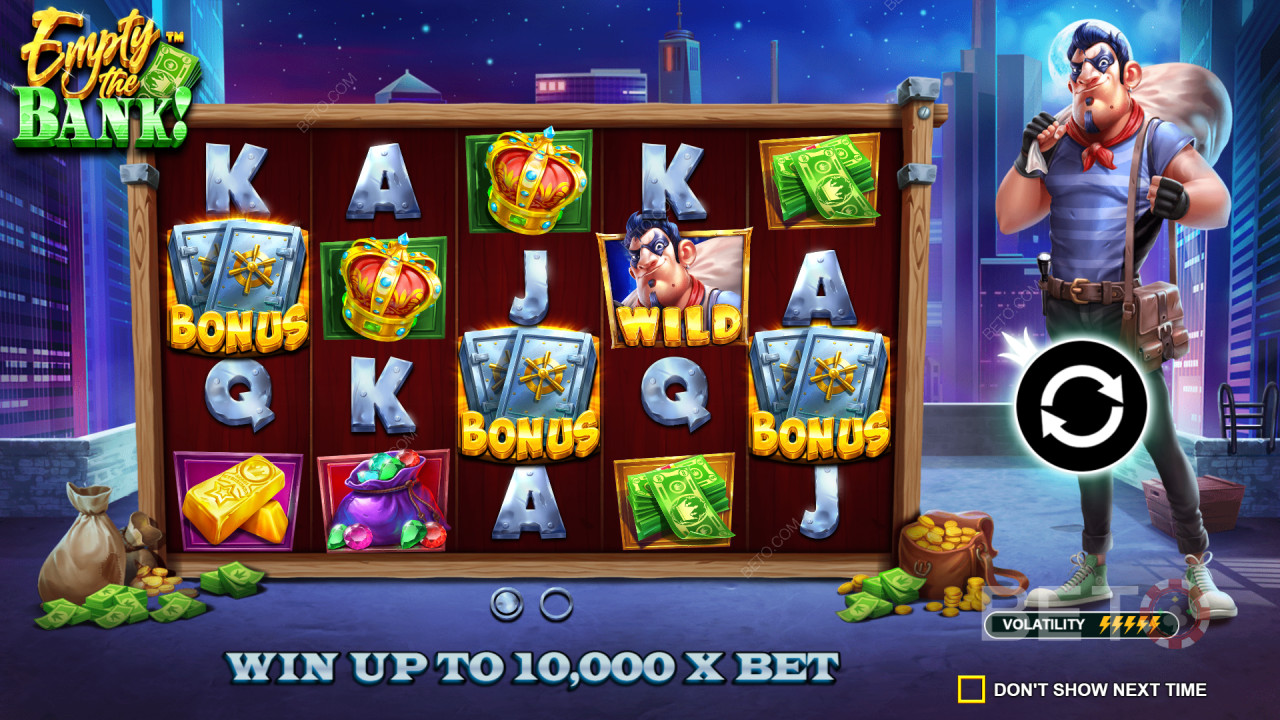 Tøm Banken Anmeldelse fra BETO Slots
