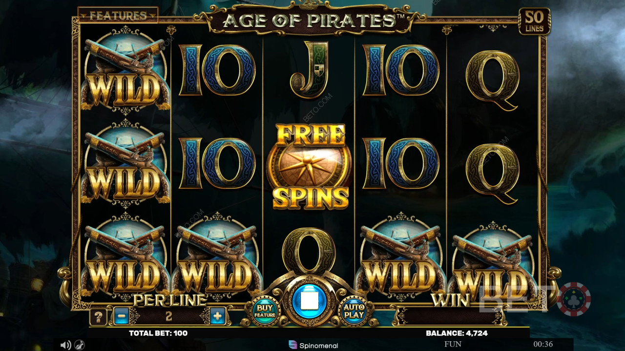 Anmeldelse af Age Of Pirates på BETO Slots