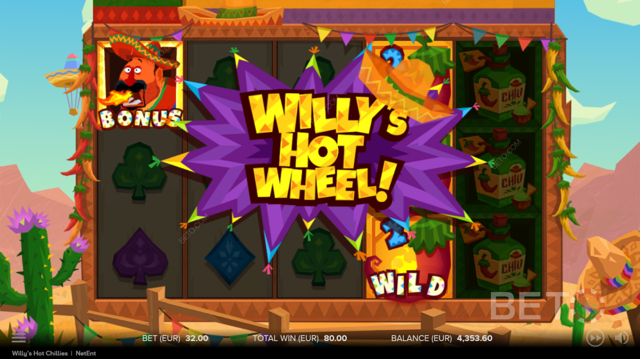 Udløs Willys Hotte Chili-hjul Specialfunktion