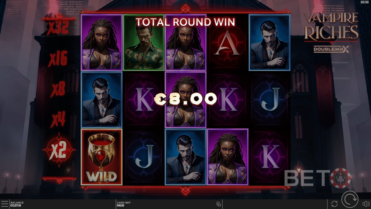Sådan spiller du Vampire Riches DoubleMax fra Yggdrasil