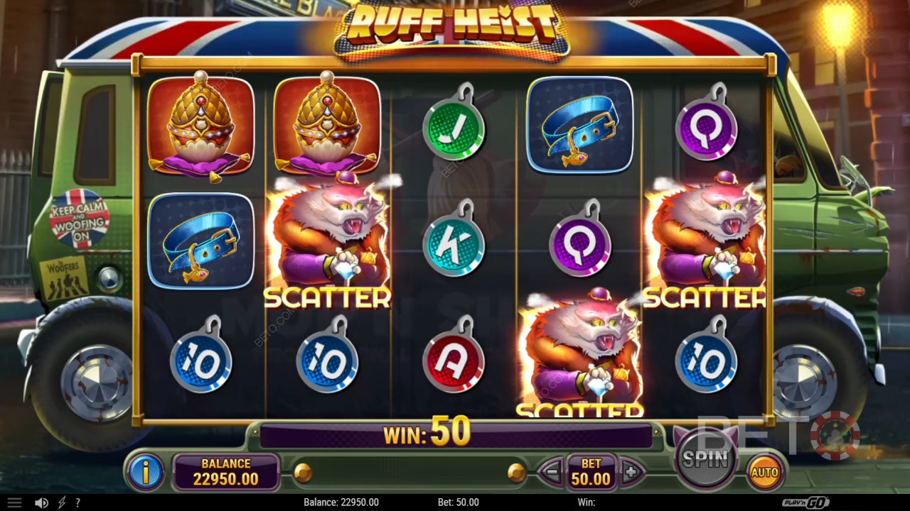 Ruff Heist anmeldelse fra BETO Slots