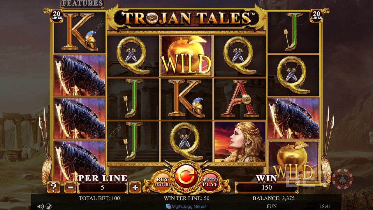 Trojan Tales: Anmeldelse fra BETO Slots