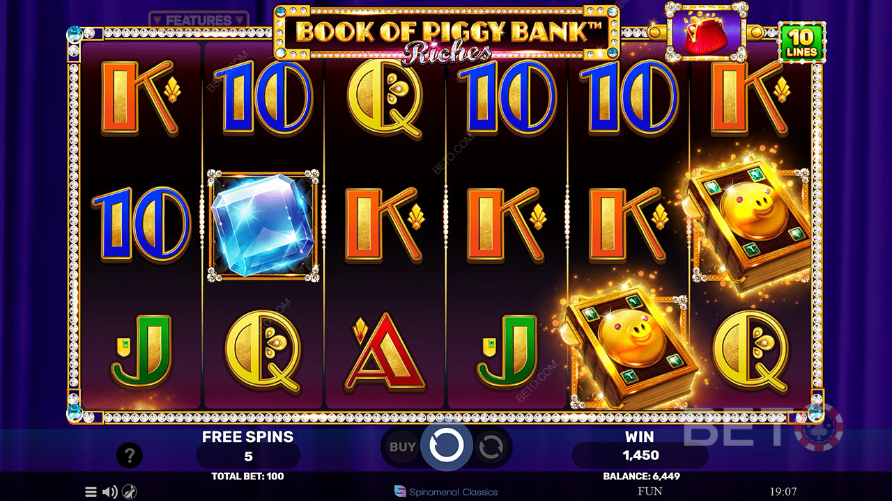Book Of Piggy Bank - Riches Spil For sjov