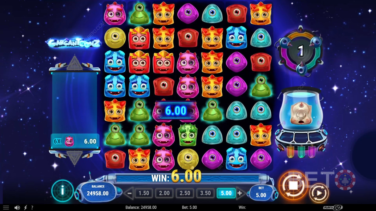Anmeldelse af Gargantoonz på BETO Slots