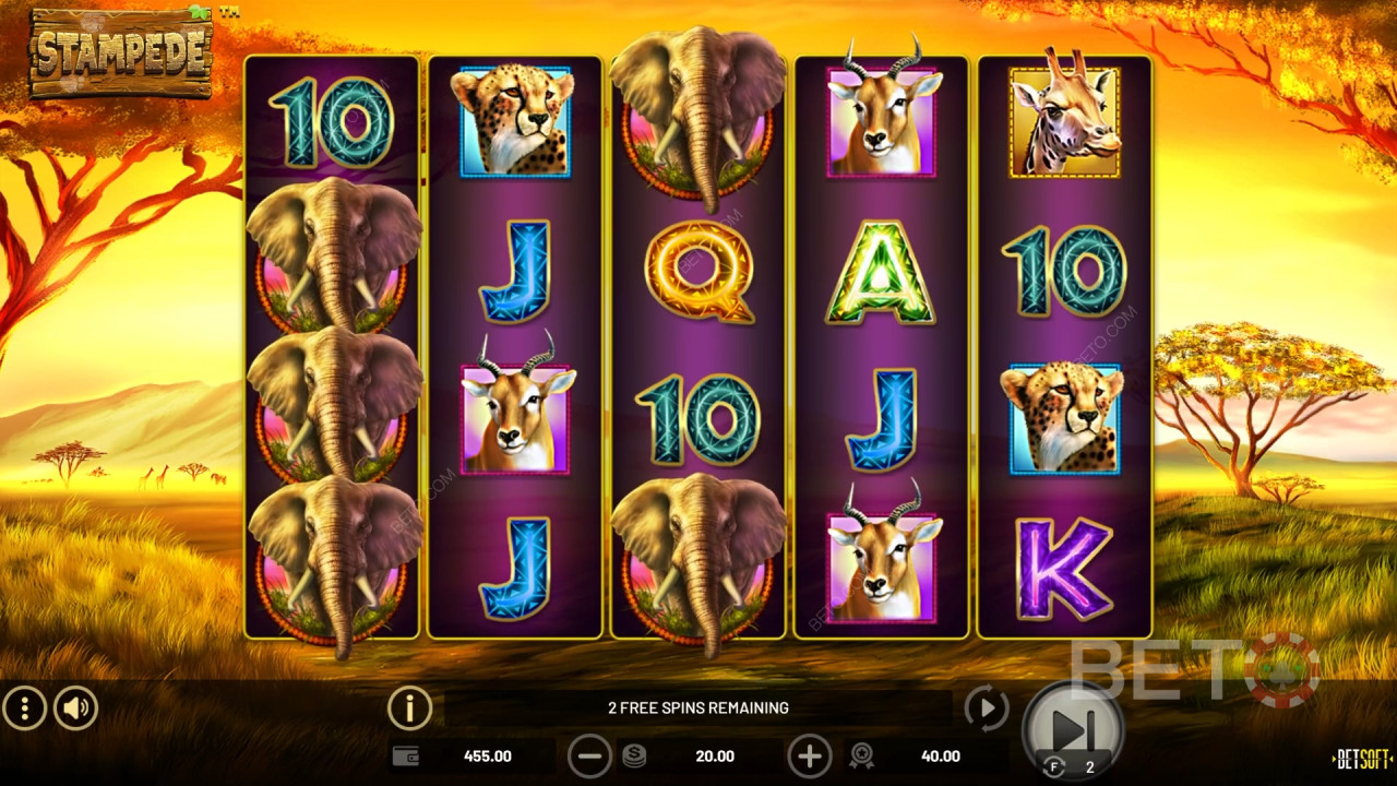 Stampede anmeldelse fra BETO Slots