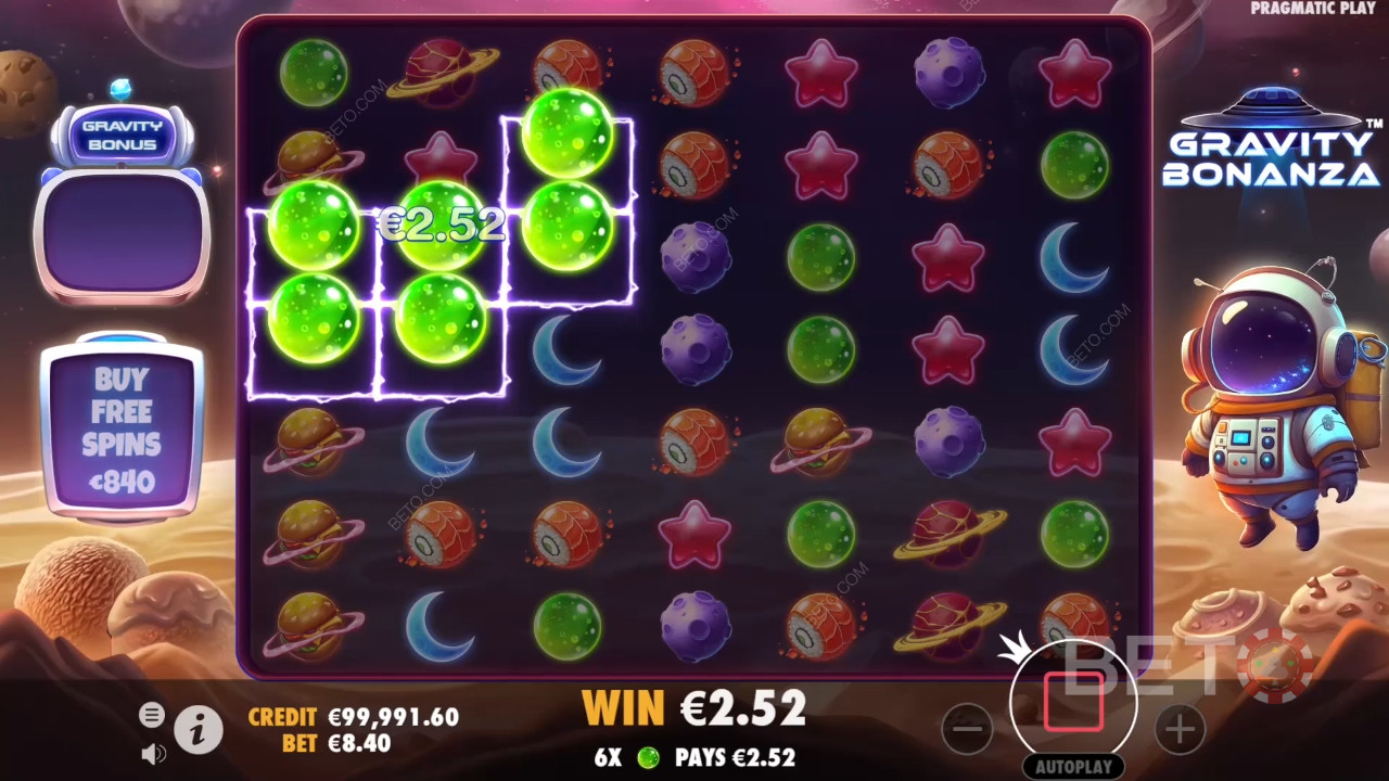Vurdering af Gravity Bonanza online spilleautomat