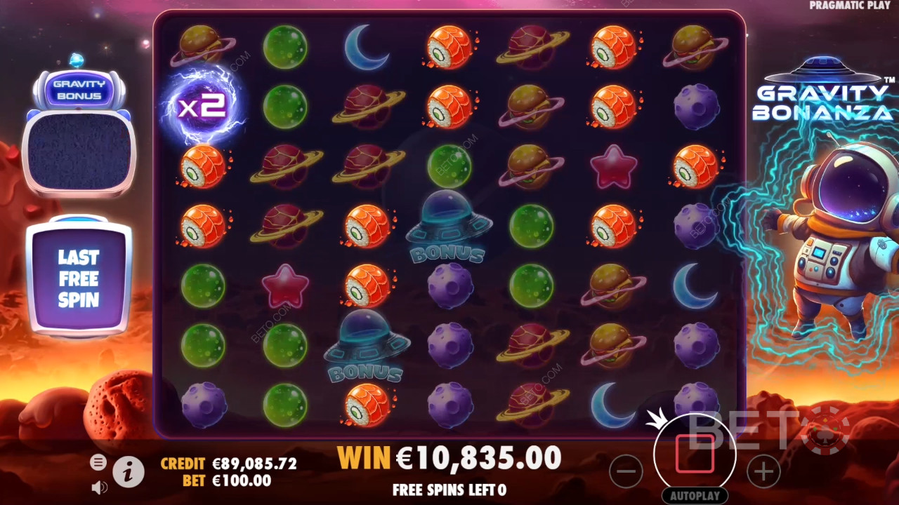 Sådan spiller du Gravity Bonanza fra Pragmatic Play