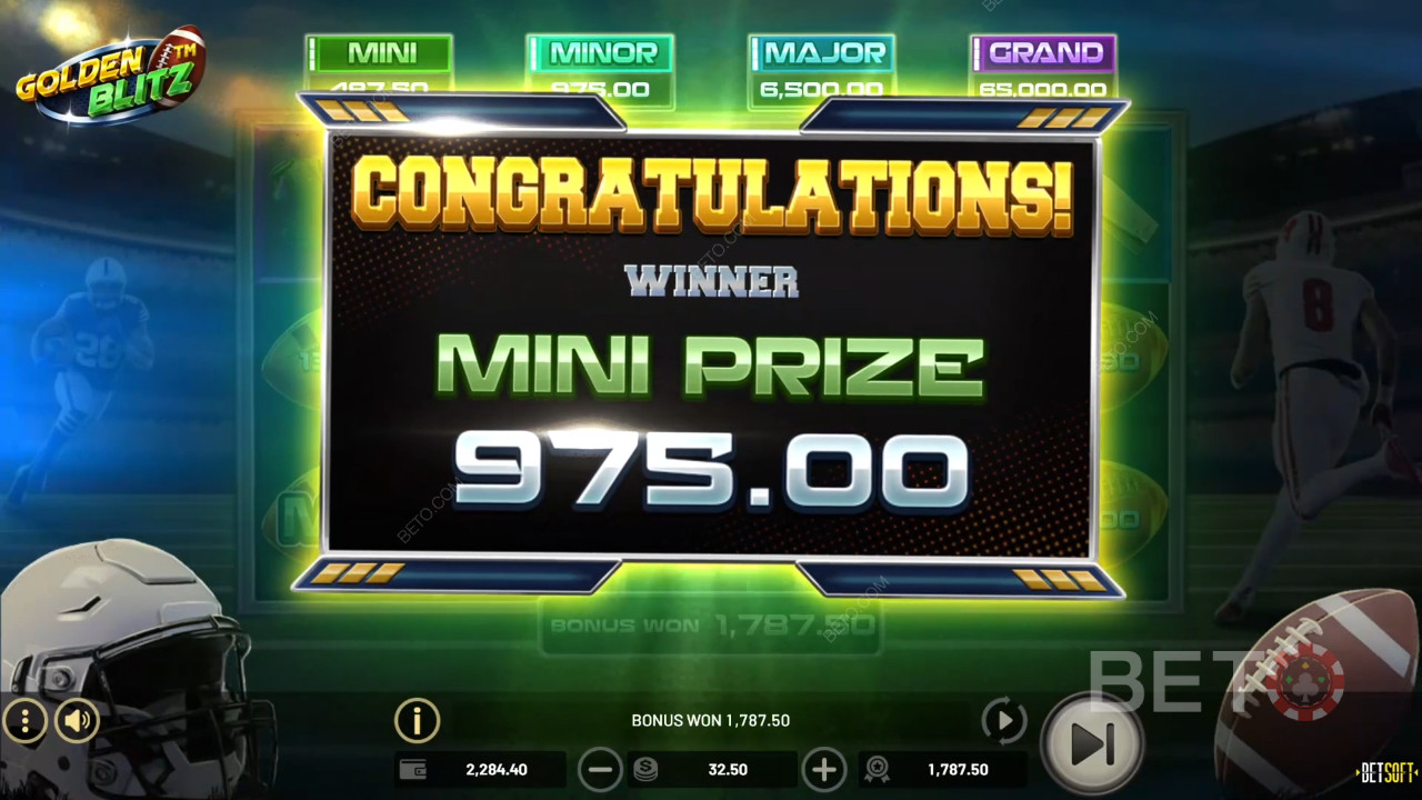 Vind stort i Golden Blitz online spilleautomat!