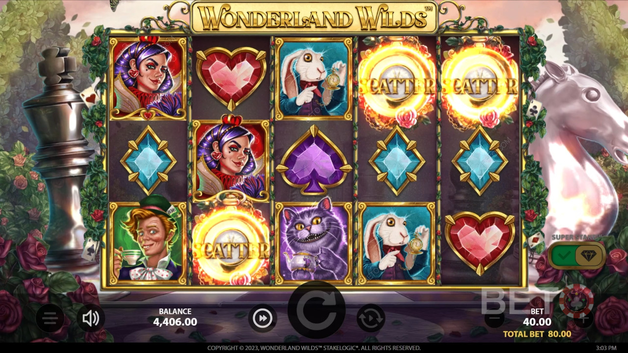 Eventyrlige Wonderland Wilds hos BETO