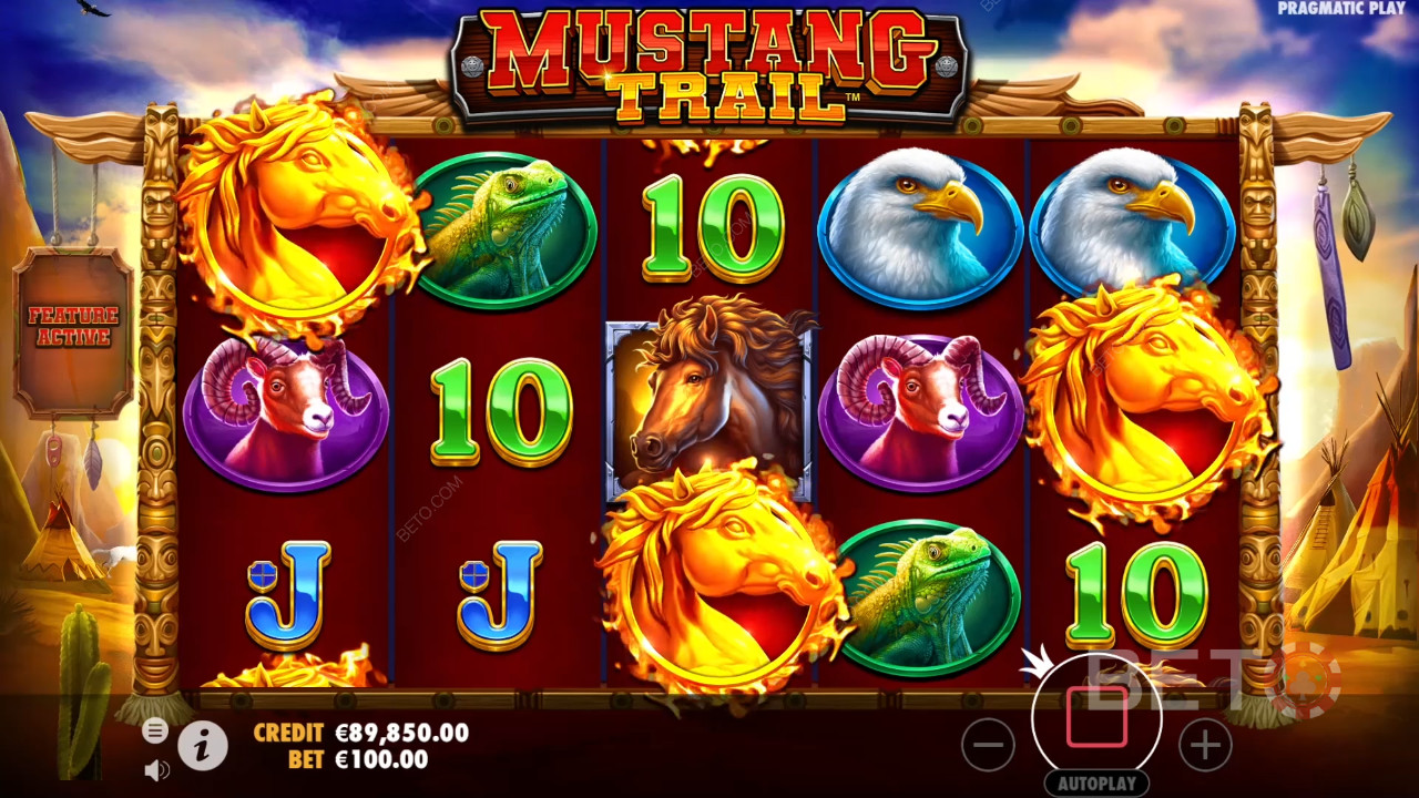 Mustang Trail anmeldelse fra BETO Slots