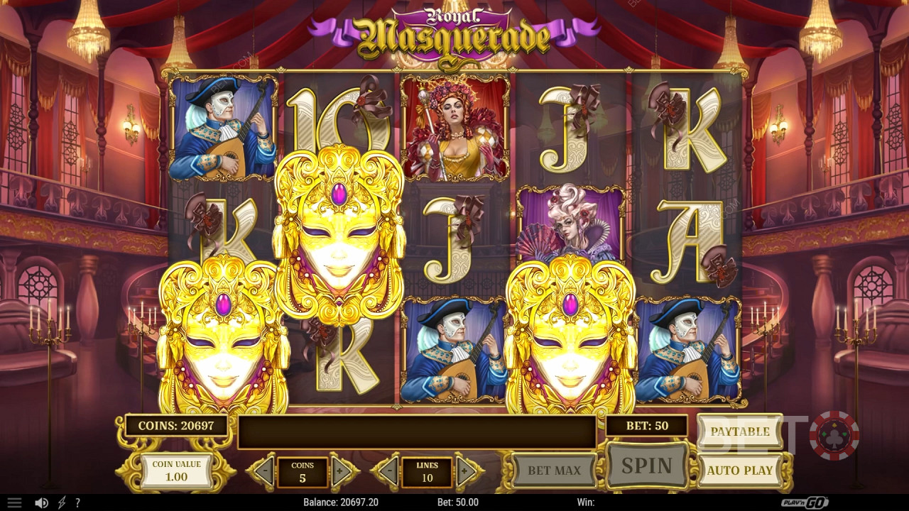 Royal Masquerade (Play'n Go)  Spil For sjov