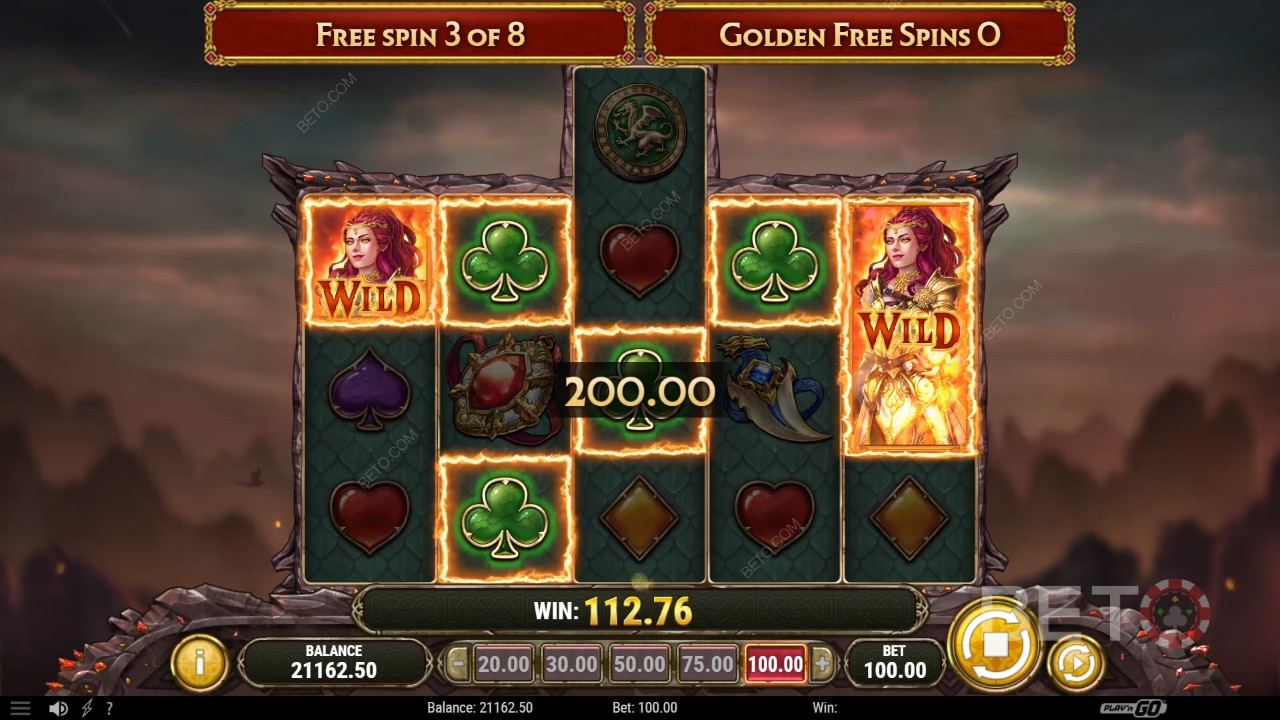 Vind 5.000x din indsats i spilleautomaten Dragon Maiden!