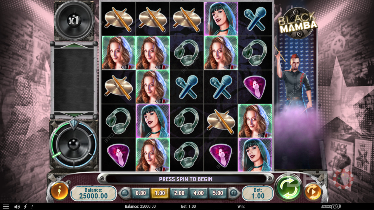 Black Mamba anmeldelse fra BETO Slots