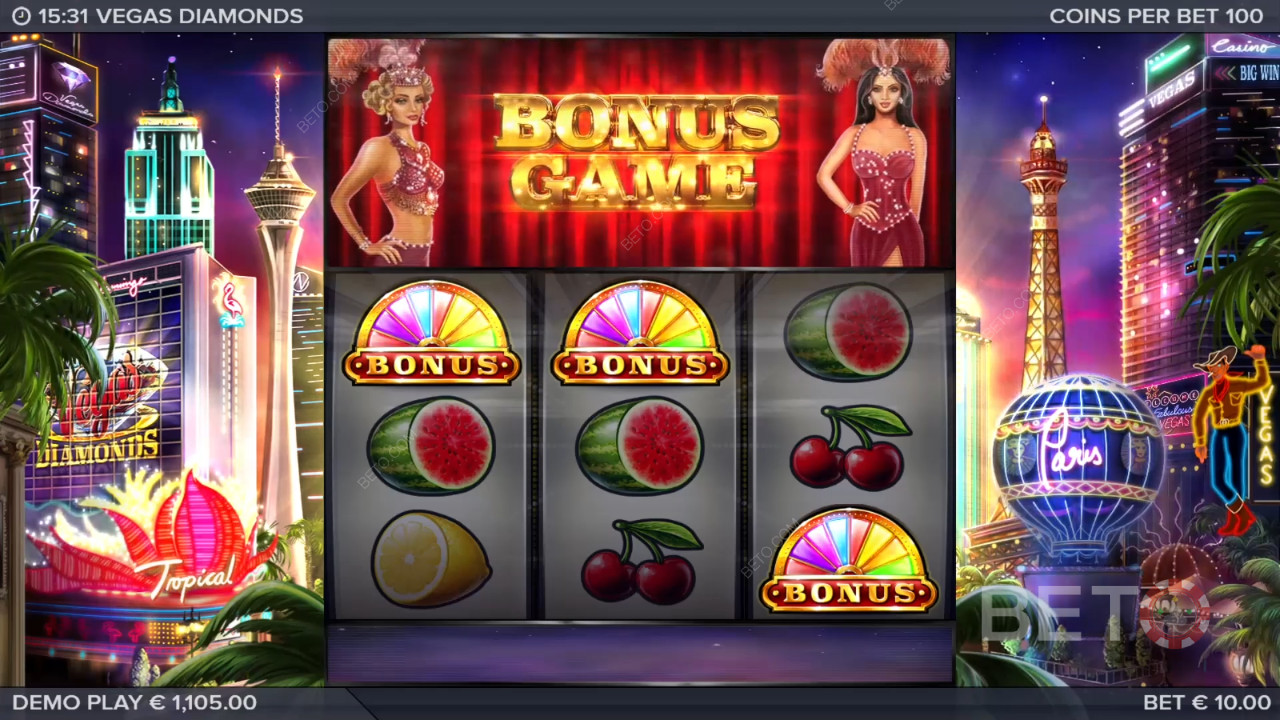 Vegas Diamonds: Anmeldelse fra BETO Slots