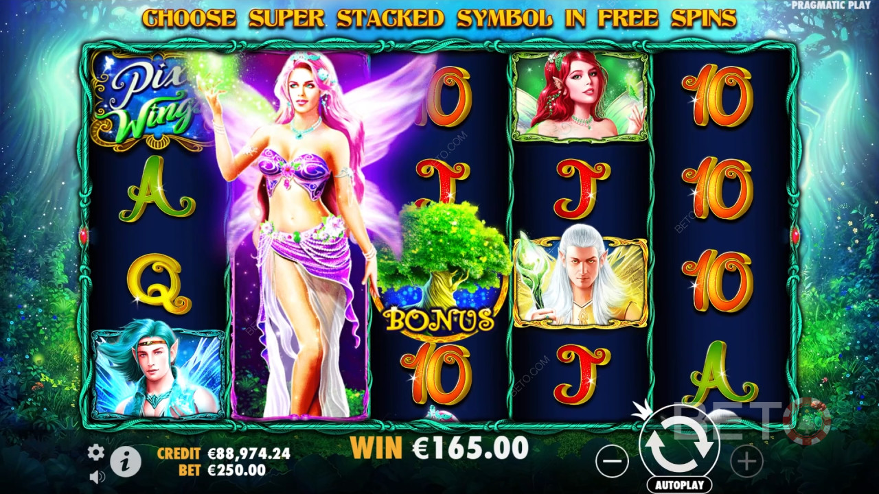 Anmeldelse af Pixie Wings hos BETO Slots
