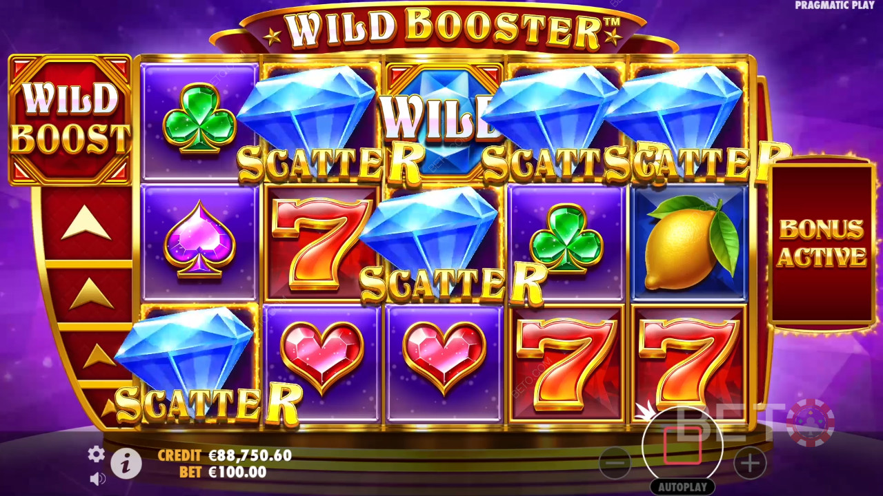 Vild Booster Anmeldelse fra BETO Slots
