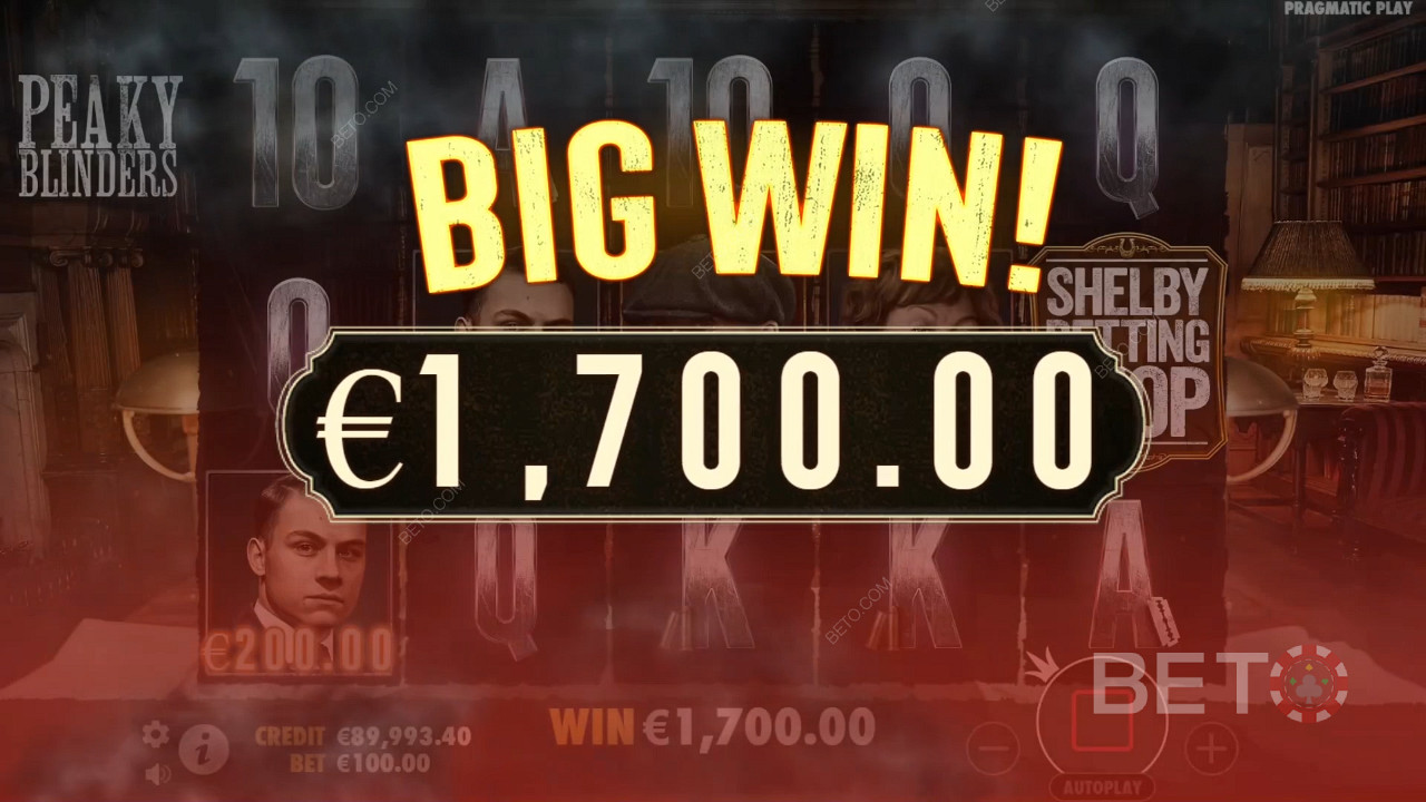 Vind 2.022x din indsats i Peaky Blinders videoslot!
