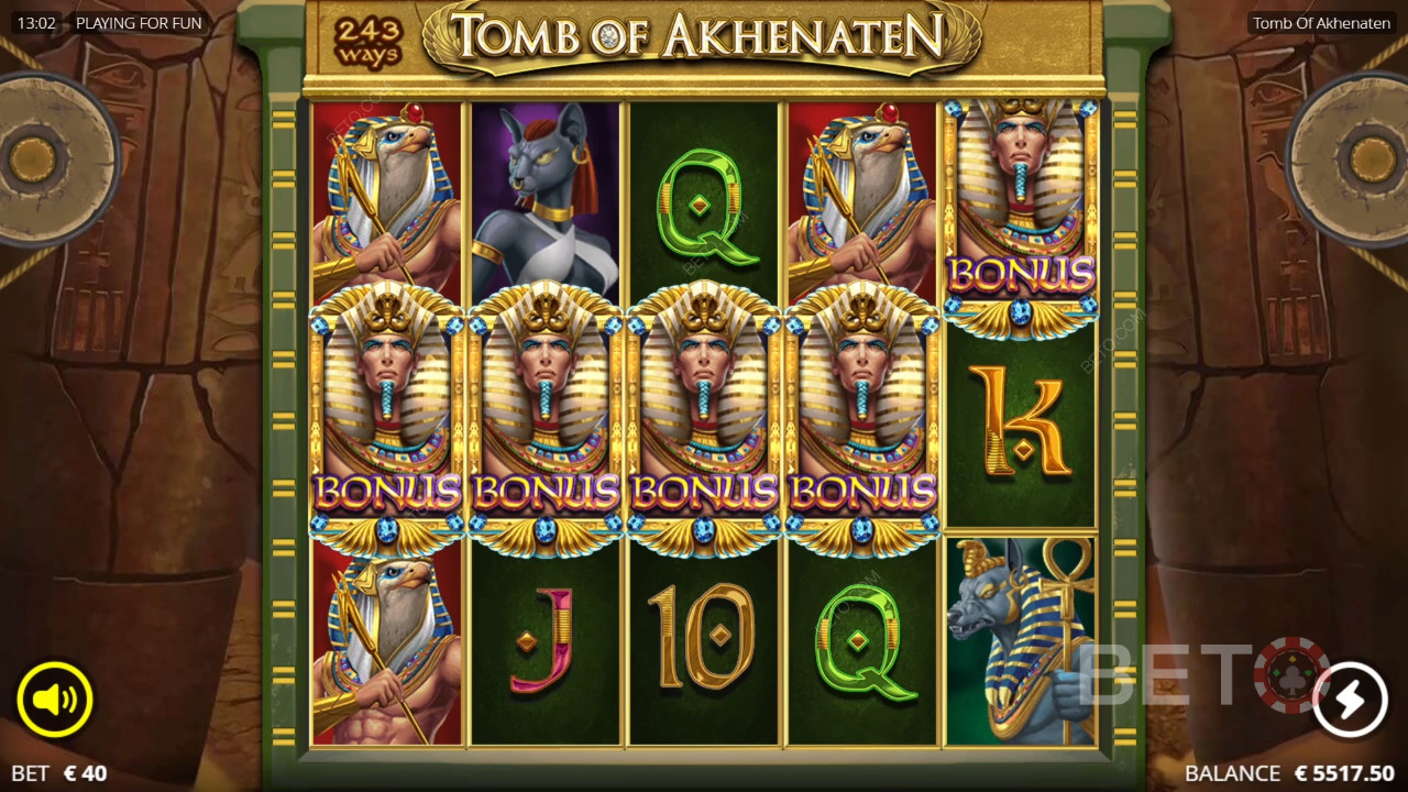 Akhenatens Grav: Anmeldelse fra BETO Slots