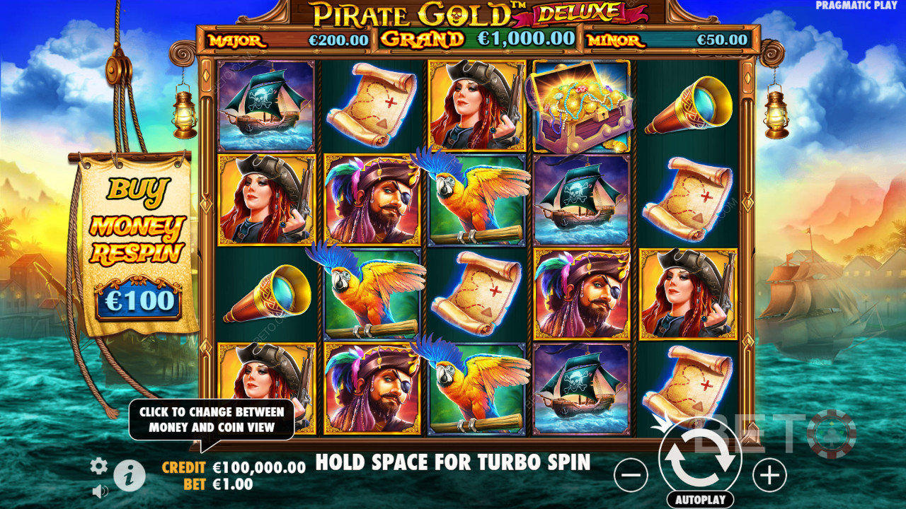 Piratguld Deluxe: Anmeldelse fra BETO Slots