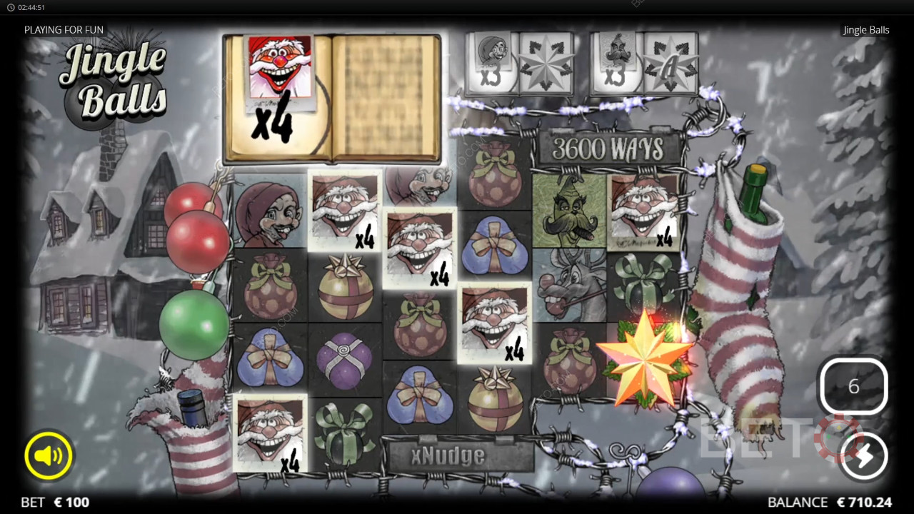 Jingle Balls anmeldelse fra BETO Slots