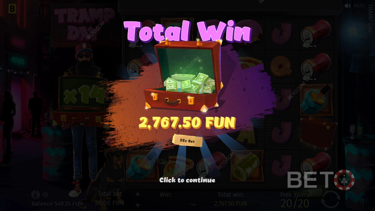Bonusfunktioner i Tramp Day fra BGaming forklaret