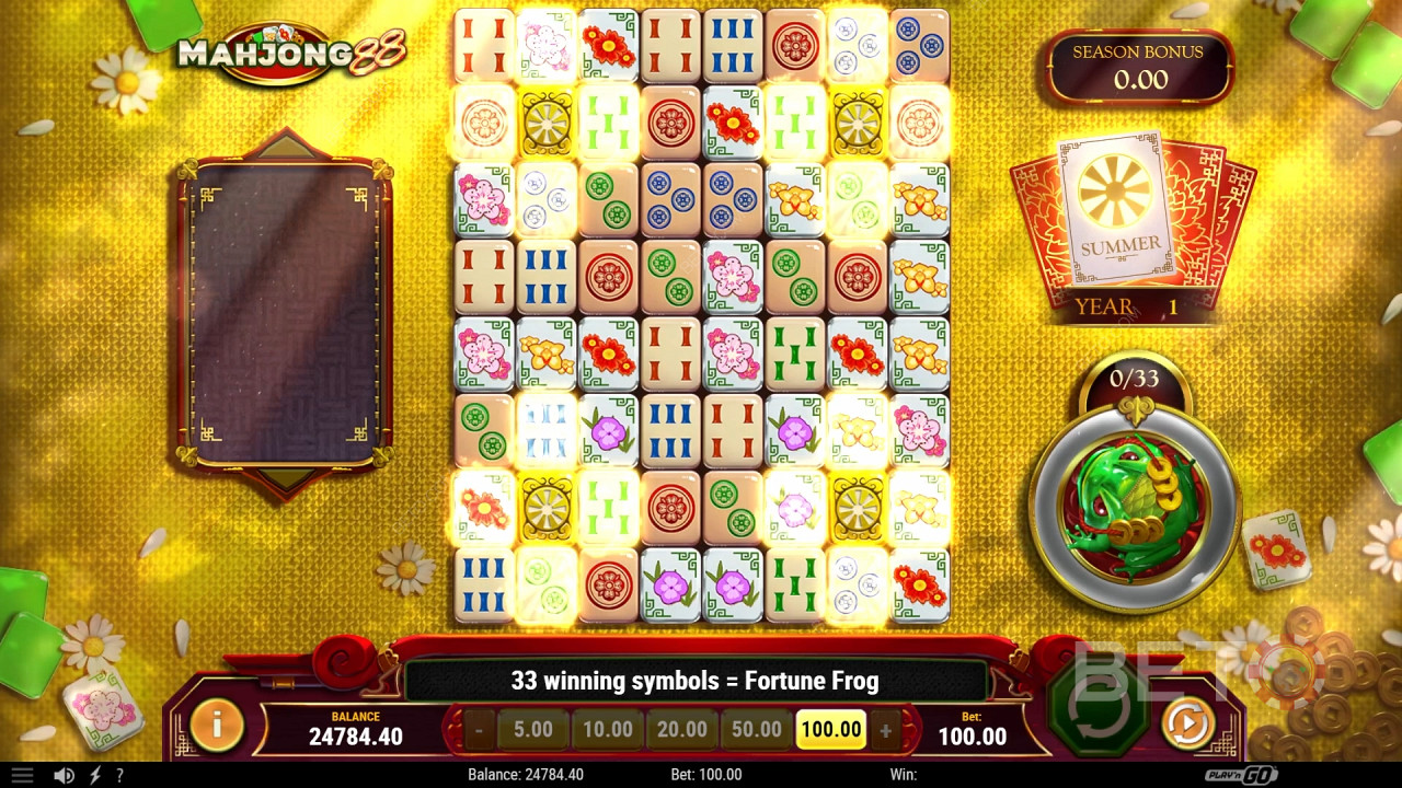 Vind 5.000 gange din indsats i Mahjong 88 spilleautomaten!