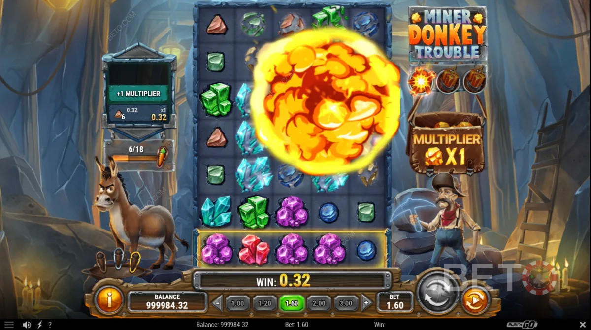 Vind store gevinster i Miner Donkey Trouble