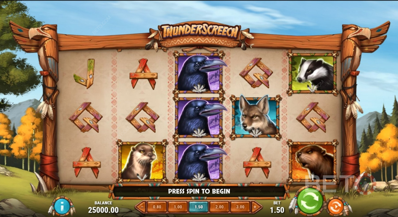Unikke symboler i Thunder Screech