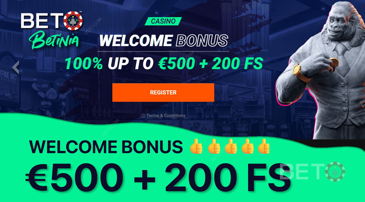 Få 100% velkomstbonus og 200 gratis spins med mindsteindskud