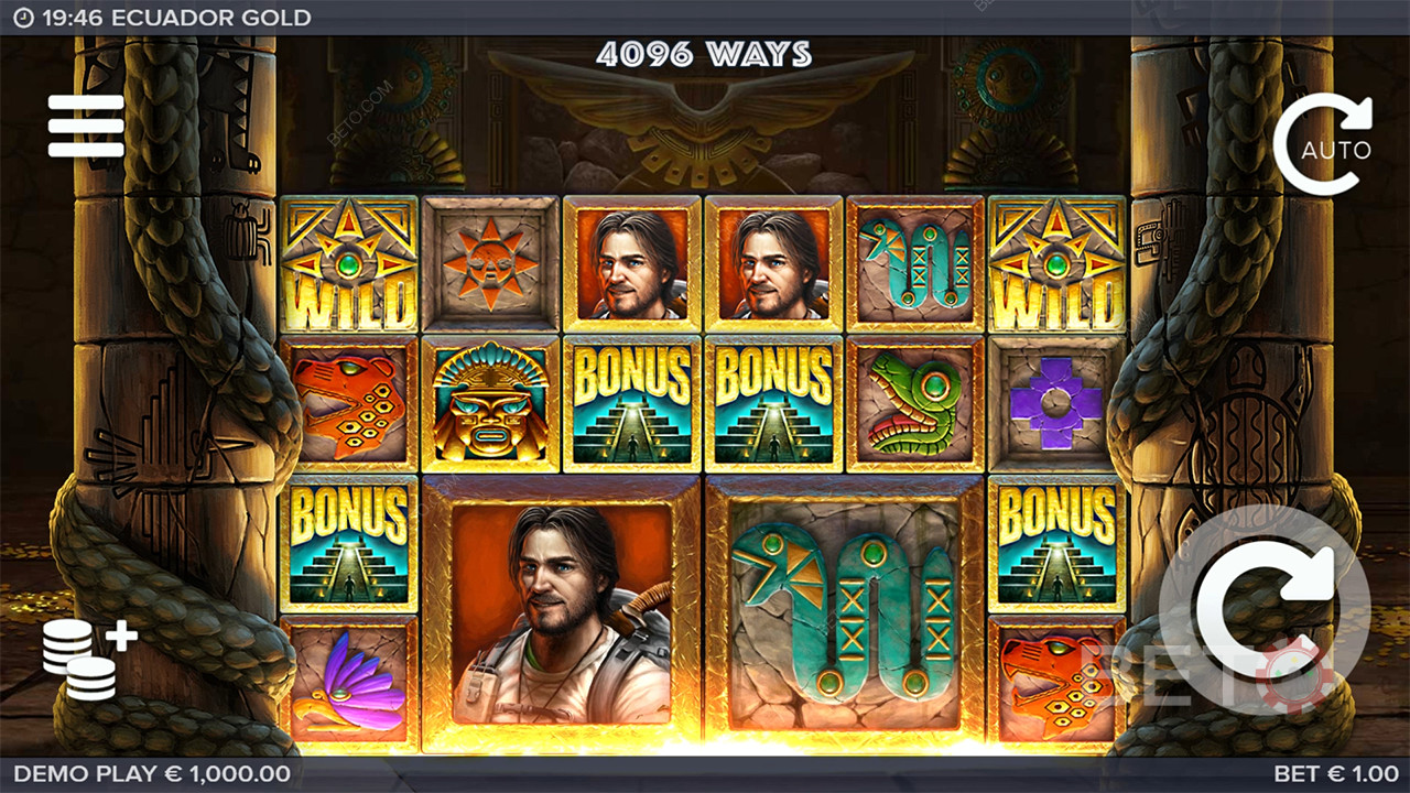 Ecuador Gold anmeldelse fra BETO Slots