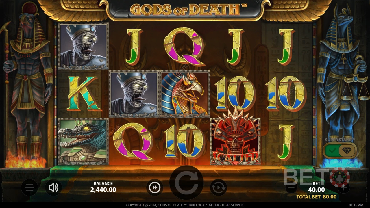 Dødens Guder: Anmeldelse fra BETO Slots
