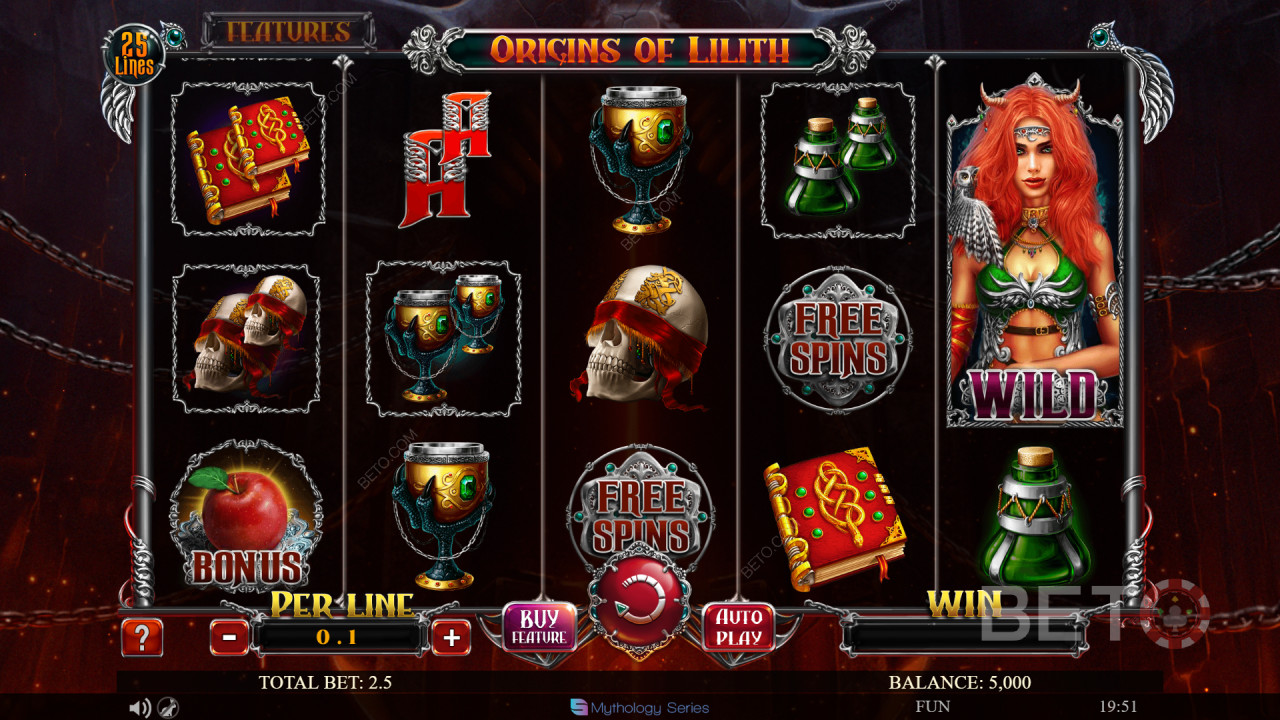 Liliths Oprindelse: Anmeldelse fra BETO Slots