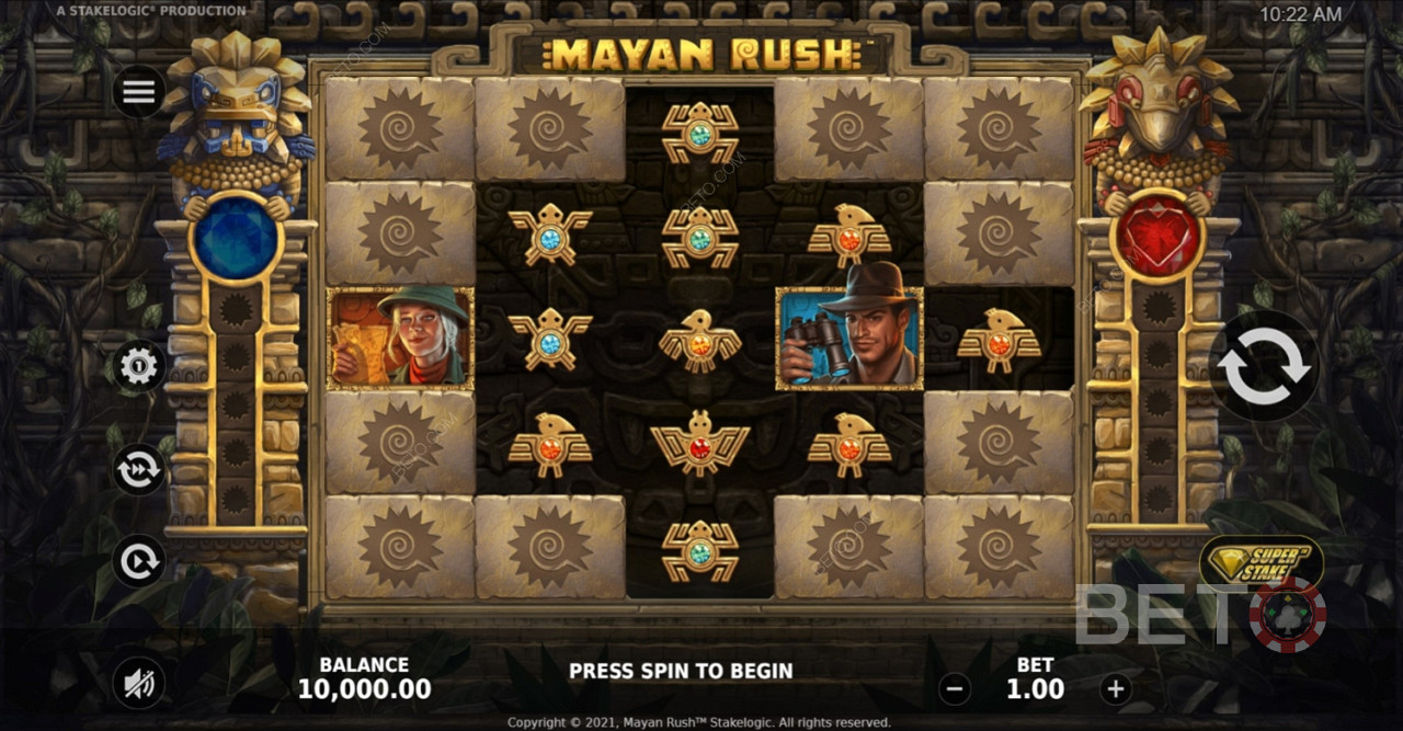 Mayan Rush spillemaskinen