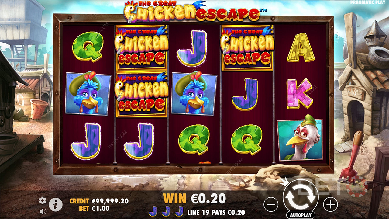 Sådan spiller du Den Store Kyllingeflugt fra Pragmatic Play