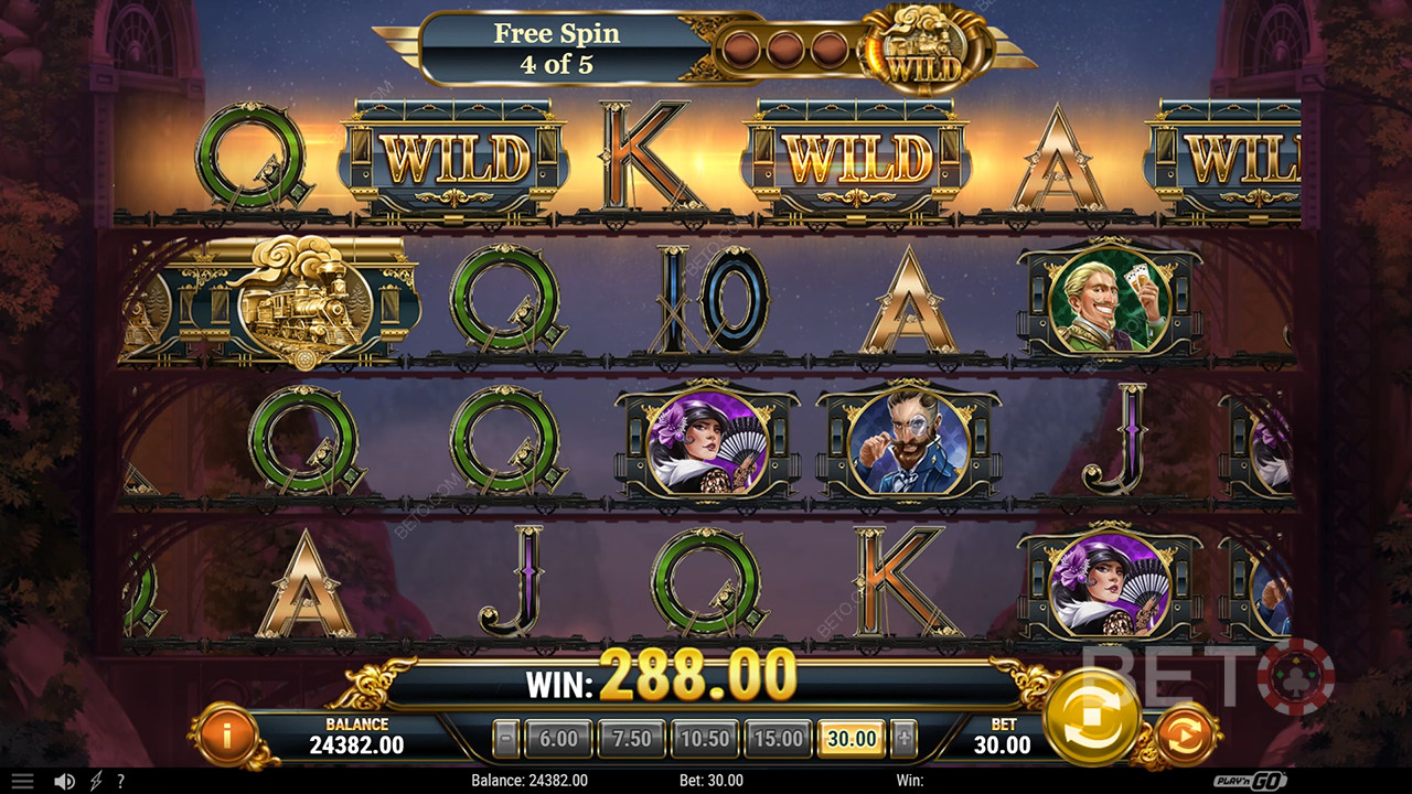 Wild Rails anmeldelse fra BETO Slots
