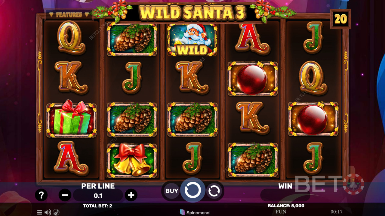 Vild Julemand 3 Anmeldelse fra BETO Slots