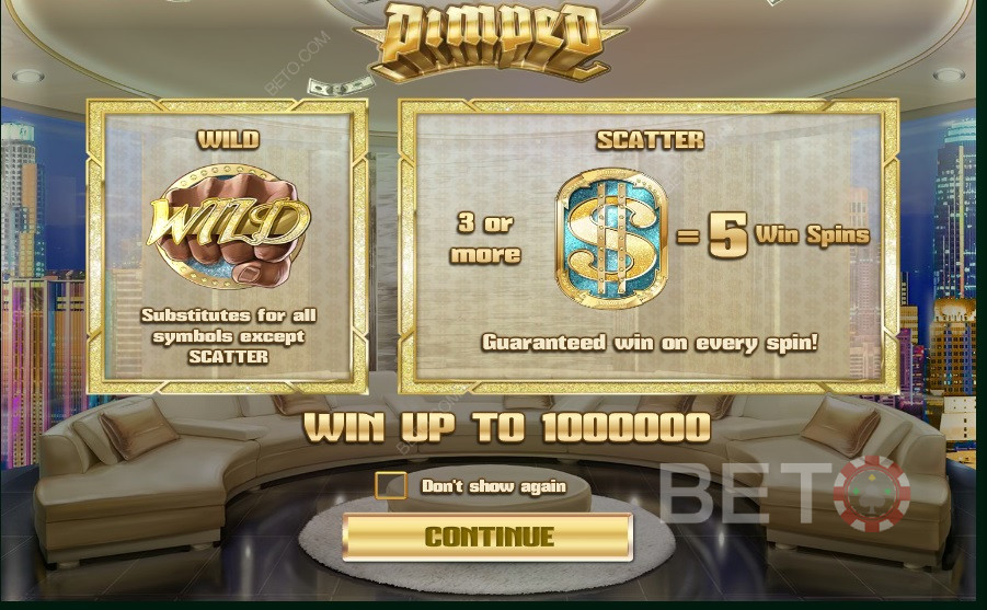 2 Scatter i Pimped online spilleautomat