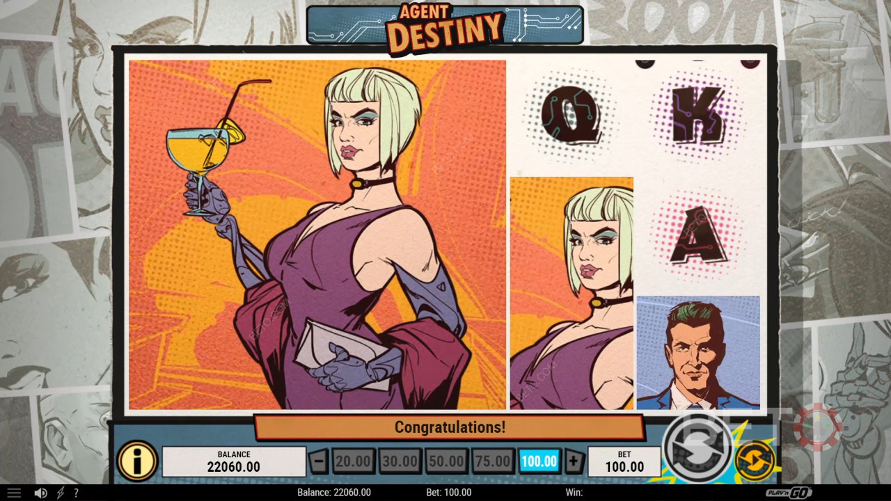 Agent Destiny anmeldelse fra BETO Slots