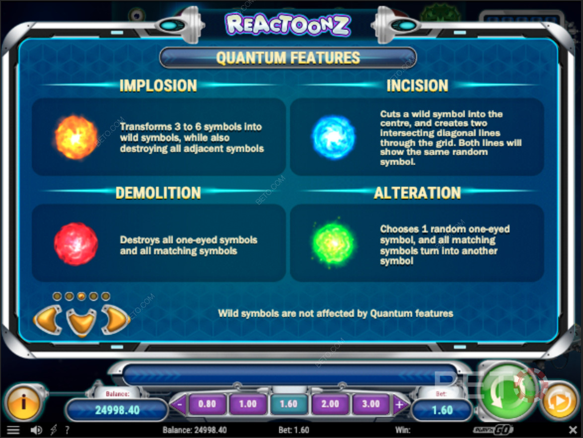 Flere kvantumfunktioner i Reactoonz