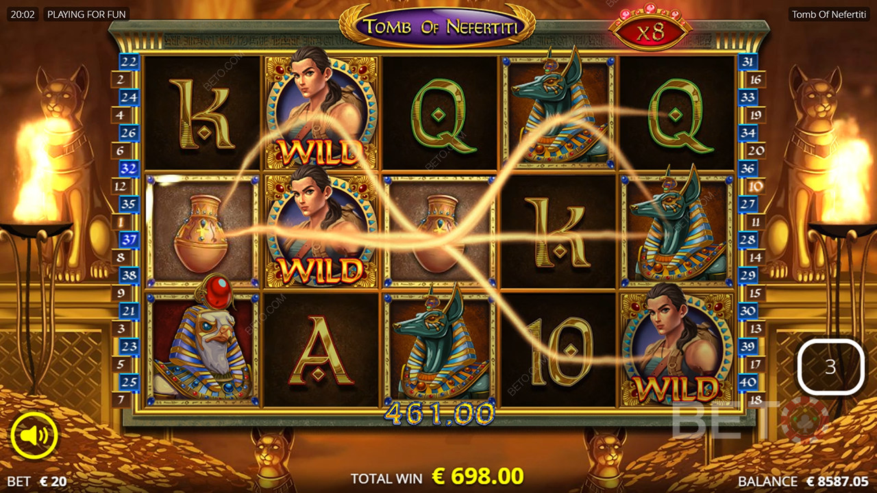 Nefertitis Grav: Anmeldelse fra BETO Slots