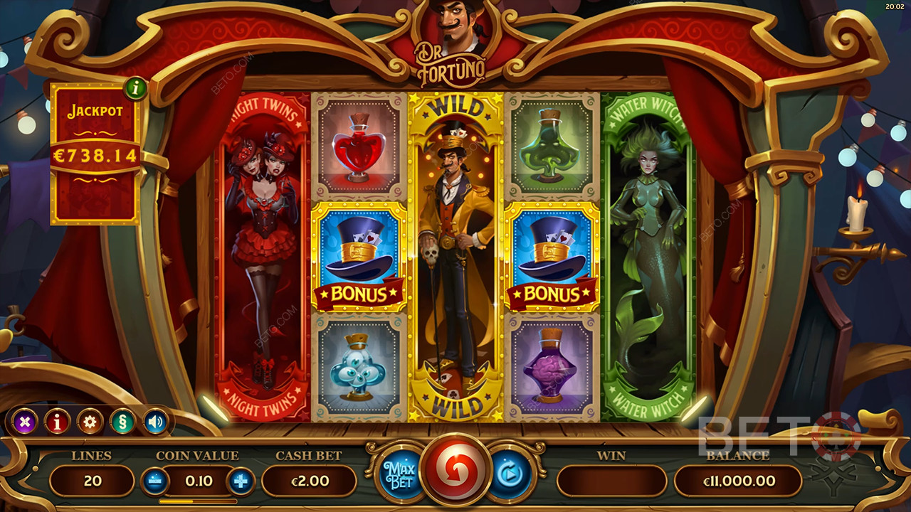 Dr Fortuno anmeldelse fra BETO Slots